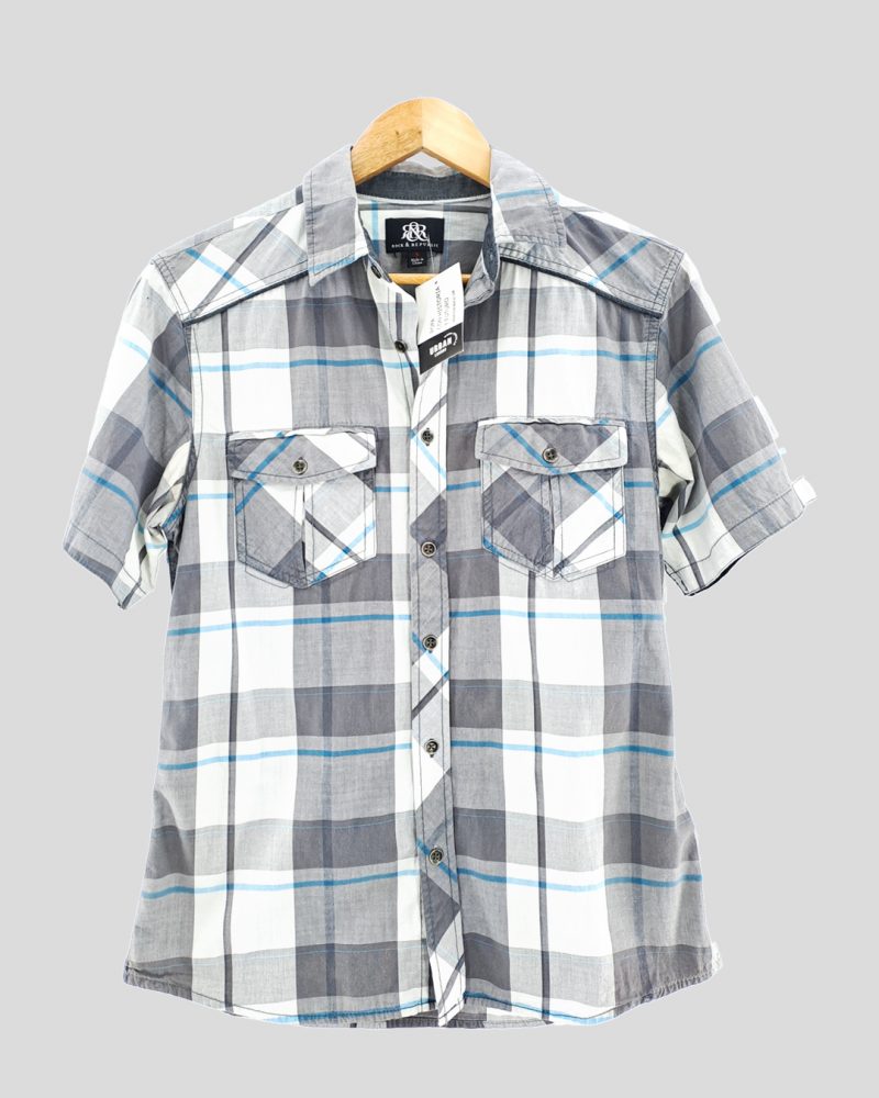 Camisa Manga Corta Hombre Marca Internacional de Hombre Talle S