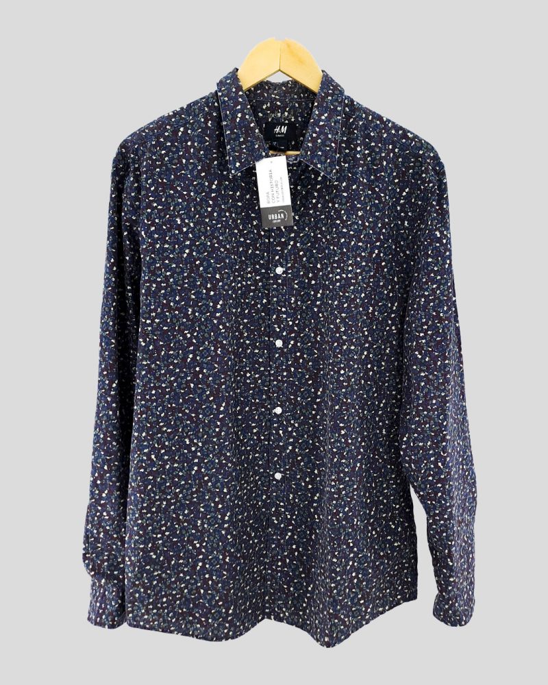 Camisa Manga Larga Hombre H&M de Hombre Talle L