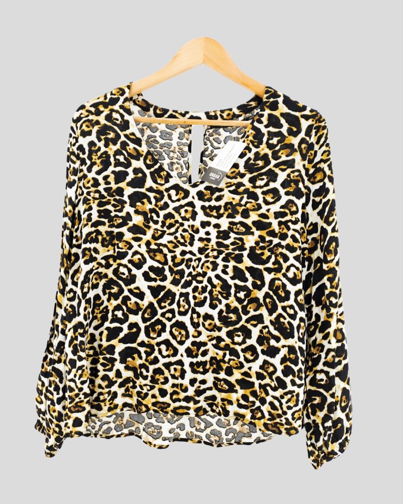 Blusa Manga Larga Liviana Portsaid de Mujer Talle 40