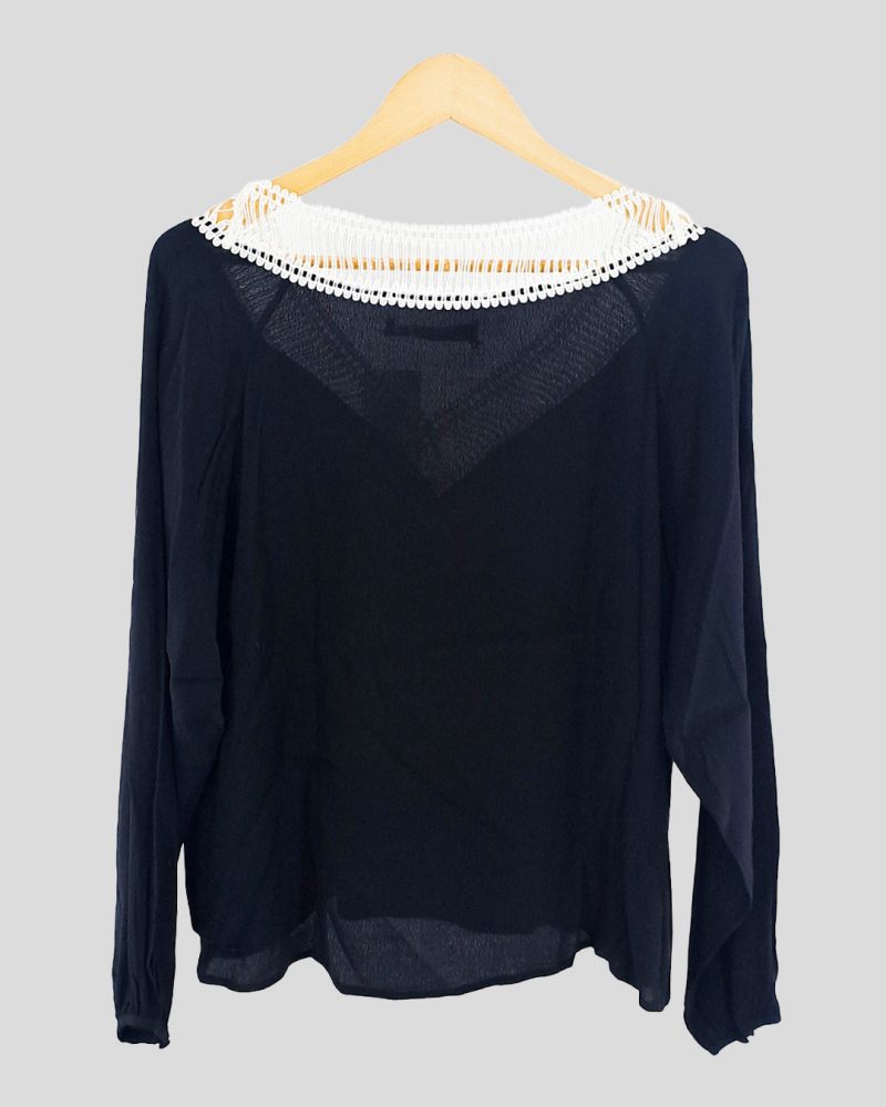 Blusa Manga Larga Liviana Akiabara de Mujer Talle 1