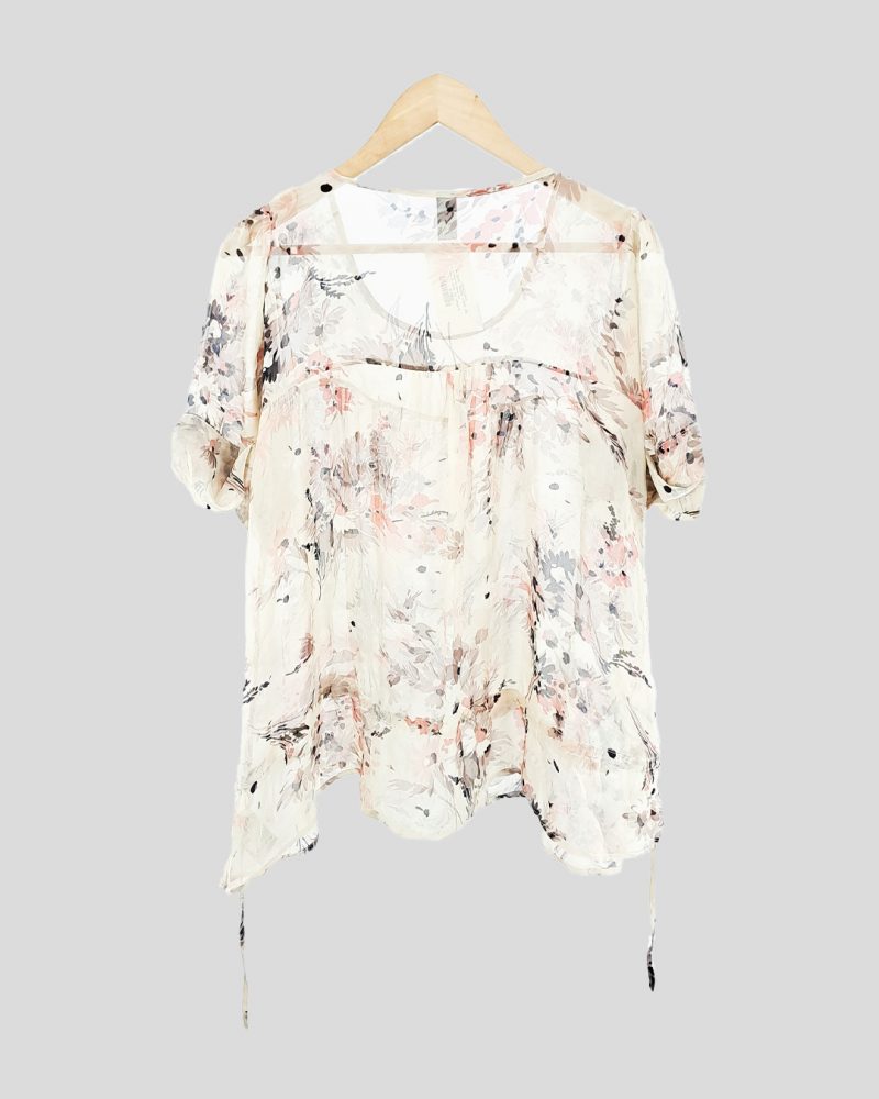 Blusa Manga Corta Basement de Mujer Talle M