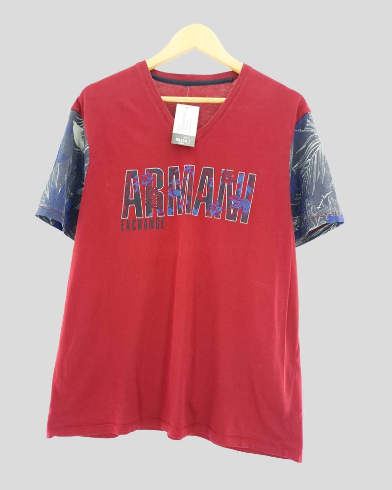 Remera Basica Armani Exchange de Hombre Talle XL