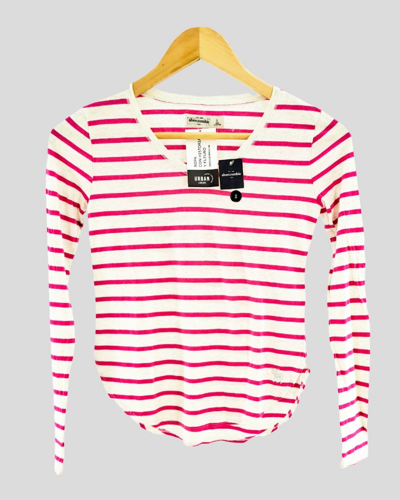 Remera Manga Larga Abercrombie de Chica Talle S