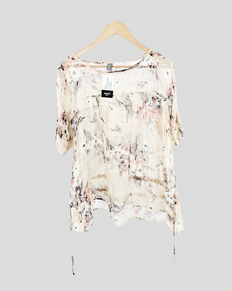 Blusa Manga Corta Basement de Mujer Talle M