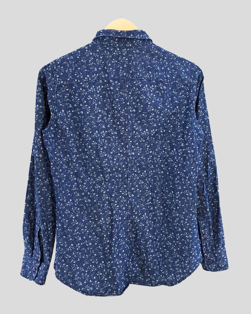 Camisa Manga Larga Liviana Mujer Uniqlo de Mujer Talle S