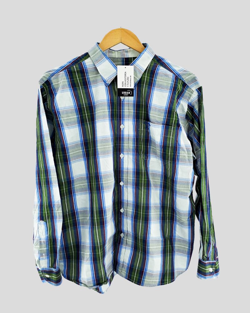 Camisa Manga Larga Hombre Kevingston de Hombre Talle L