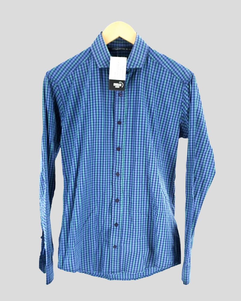 Camisa Manga Larga Hombre Siamo Fuori de Hombre Talle 36