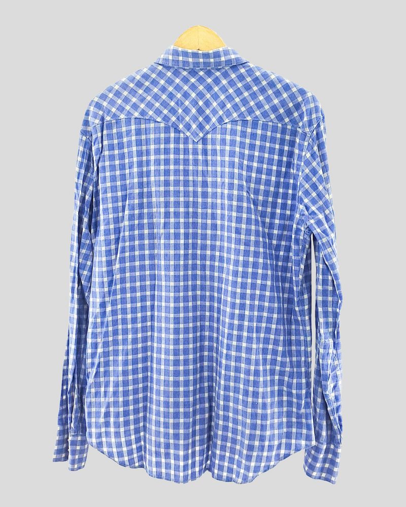 Camisa Manga Larga Hombre Bensimon de Hombre Talle L