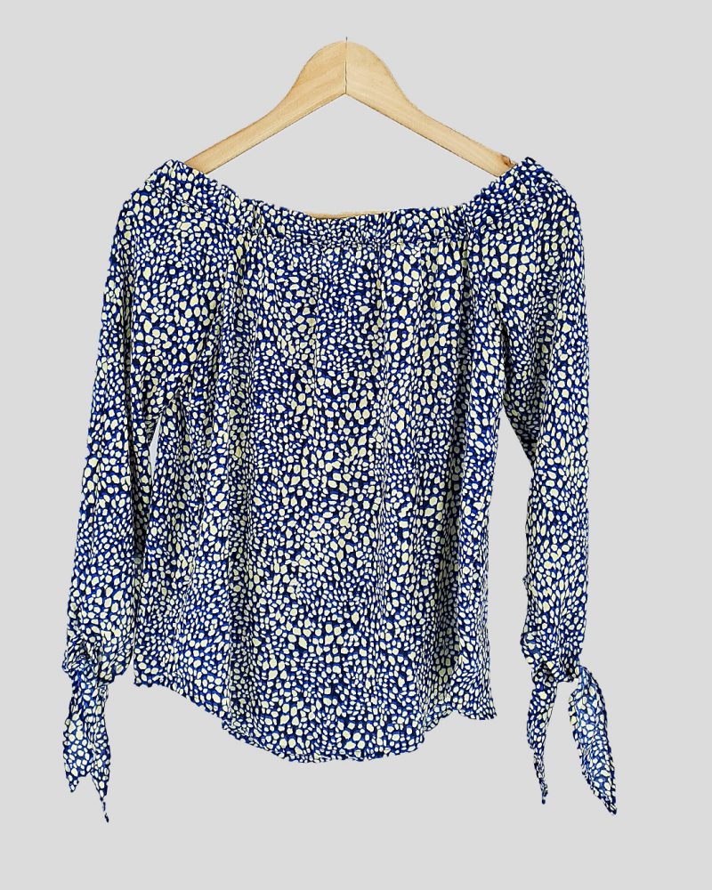 Blusa Manga Larga Liviana Marca Nacional de Mujer Talle XS