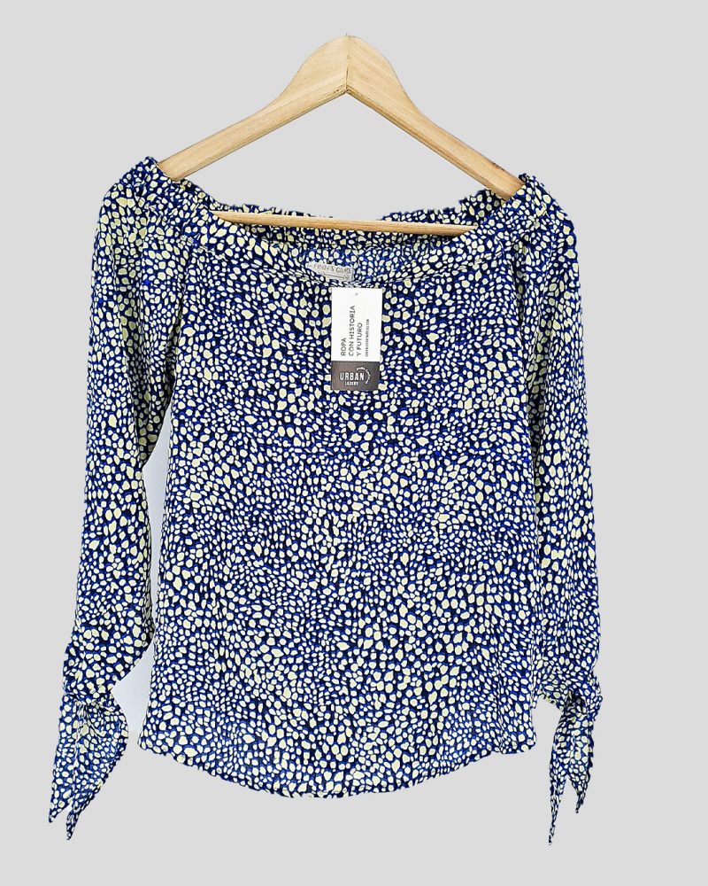 Blusa Manga Larga Liviana Marca Nacional de Mujer Talle XS