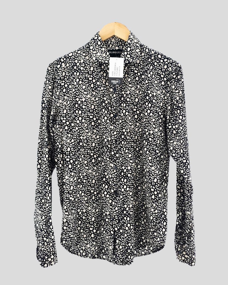 Camisa Manga Larga Hombre Burgues de Hombre Talle M