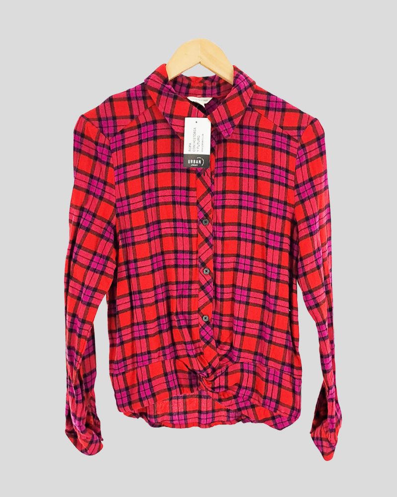 Camisa Manga Larga Liviana Mujer Aeropostale de Mujer Talle S