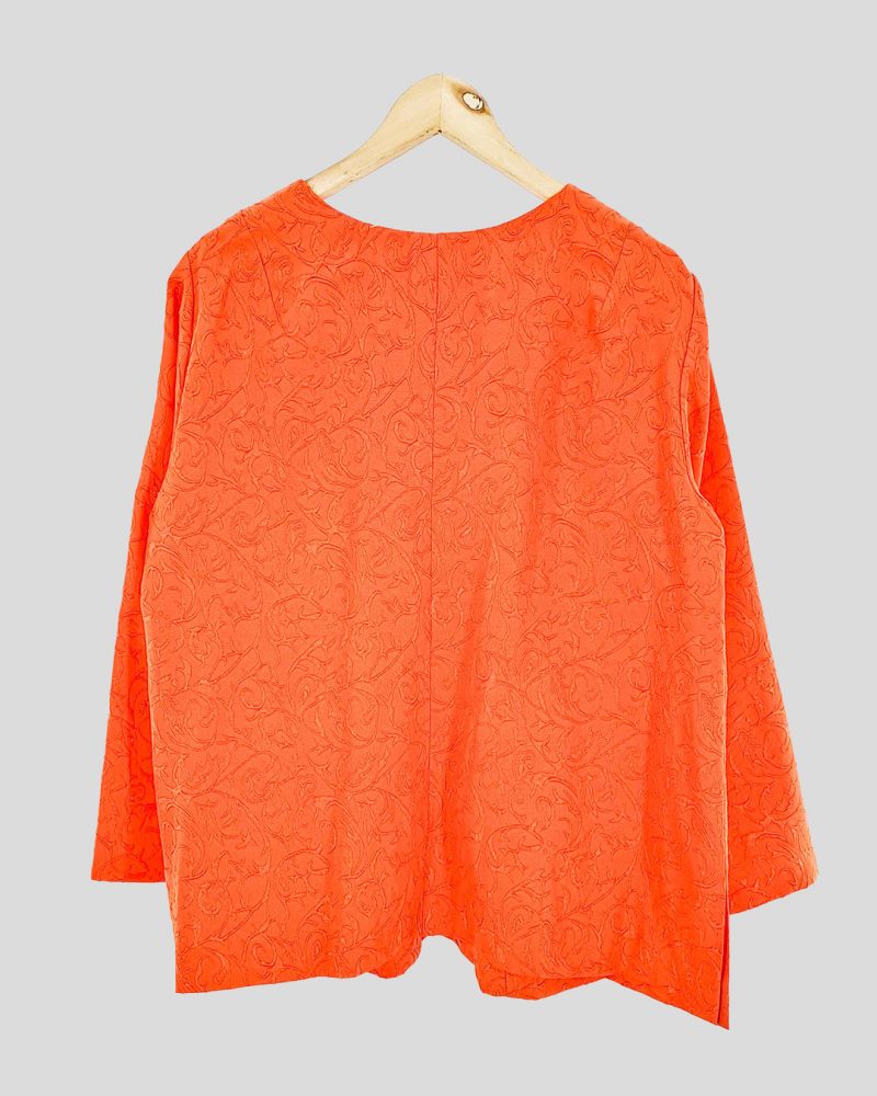 Blusa Manga Larga Liviana Marca Nacional de Mujer Talle XL