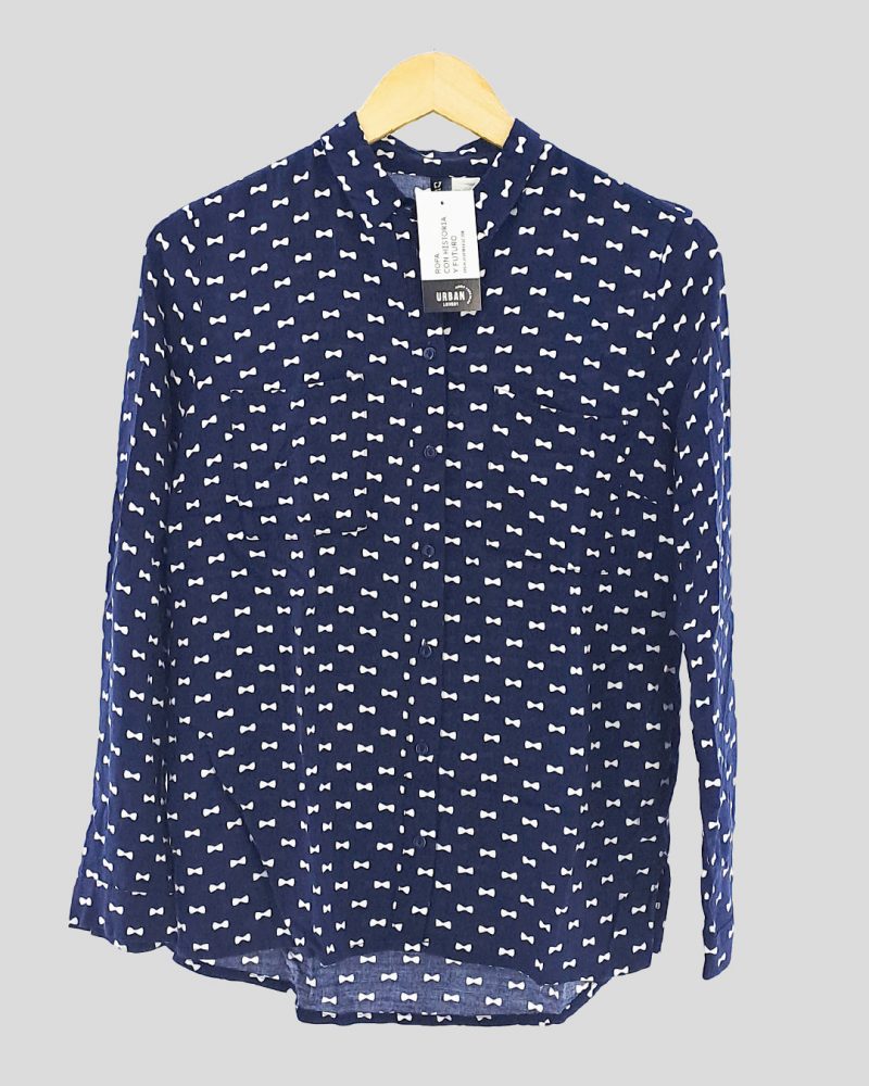 Camisa Manga Larga Liviana Mujer H&M Divided de Mujer Talle 32