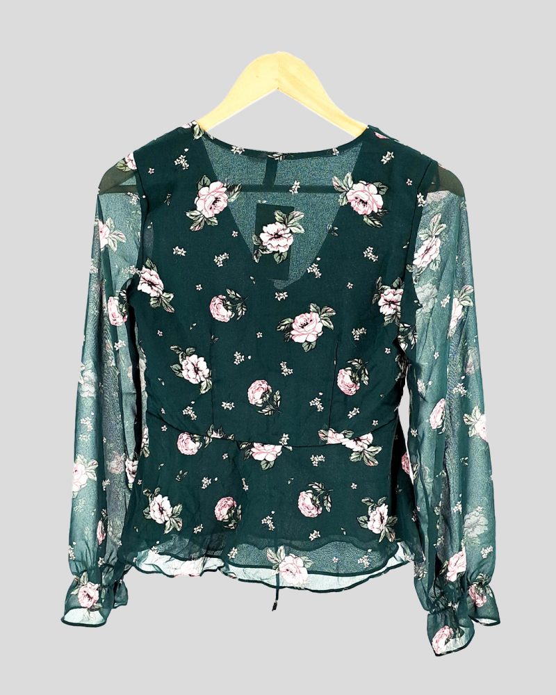 Blusa Manga Larga Liviana H&M de Mujer Talle 32