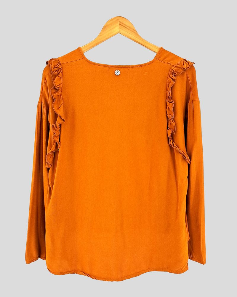 Blusa Manga Larga Liviana Marca Nacional de Mujer Talle S