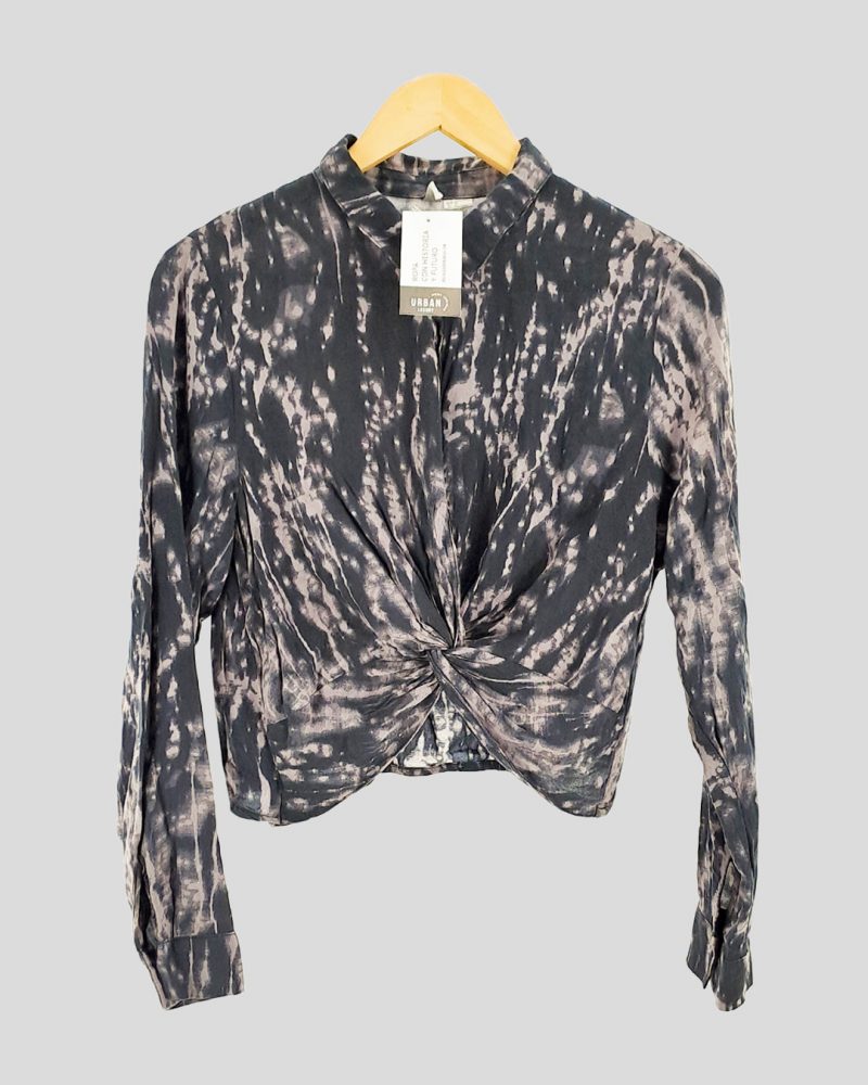 Camisa Manga Larga Liviana Mujer H&M Divided de Mujer Talle 44