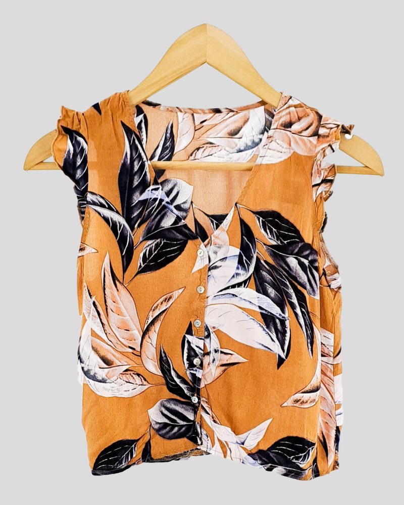 Blusa Sin Mangas Marca Nacional de Mujer Talle XS