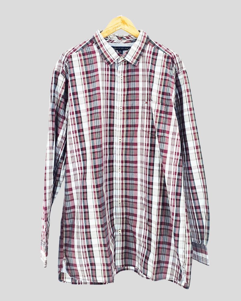 Camisa Manga Larga Hombre Tommy Hilfiger de Hombre Talle XL