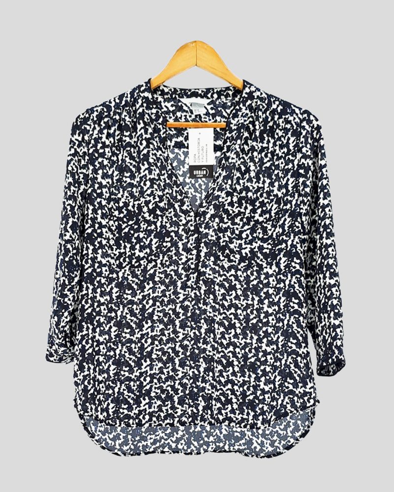 Blusa Manga Larga Liviana H&M de Mujer Talle 40