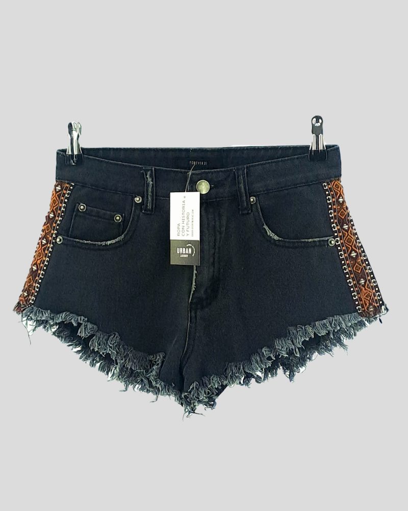 Short de Jean Forever 21 de Mujer Talle 24