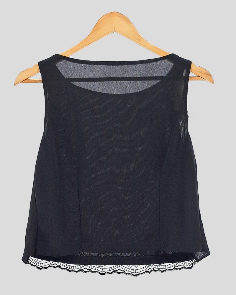 Blusa Sin Mangas Marca Nacional de Mujer Talle S