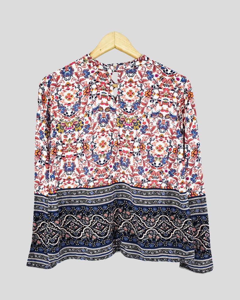 Blusa Manga Larga Liviana Sweet de Mujer Talle S