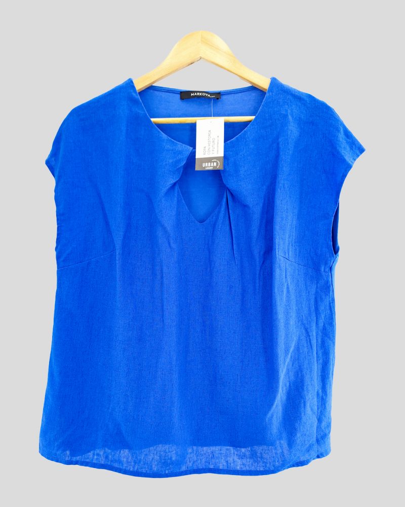 Blusa Manga Corta Markova de Mujer Talle XL