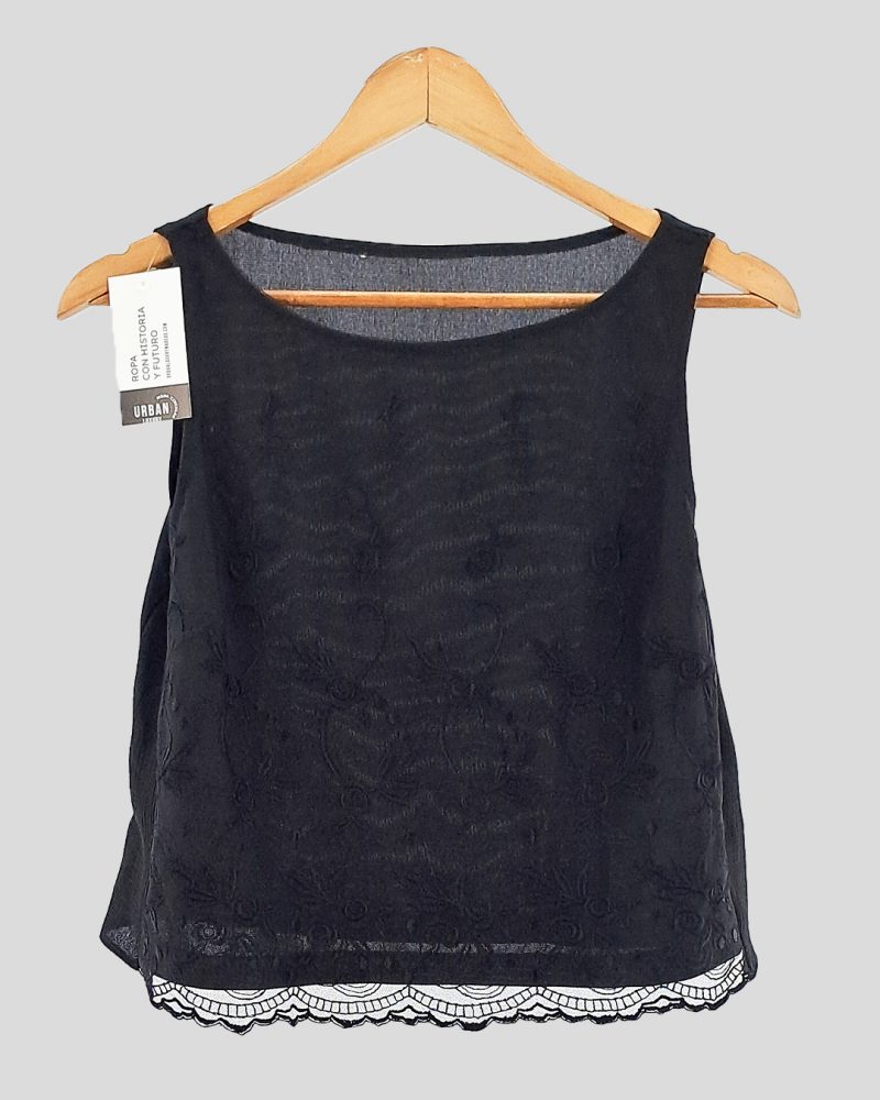 Blusa Sin Mangas Marca Nacional de Mujer Talle S