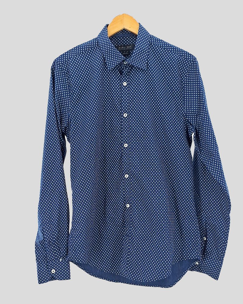 Camisa Manga Larga Hombre Zara de Hombre Talle M