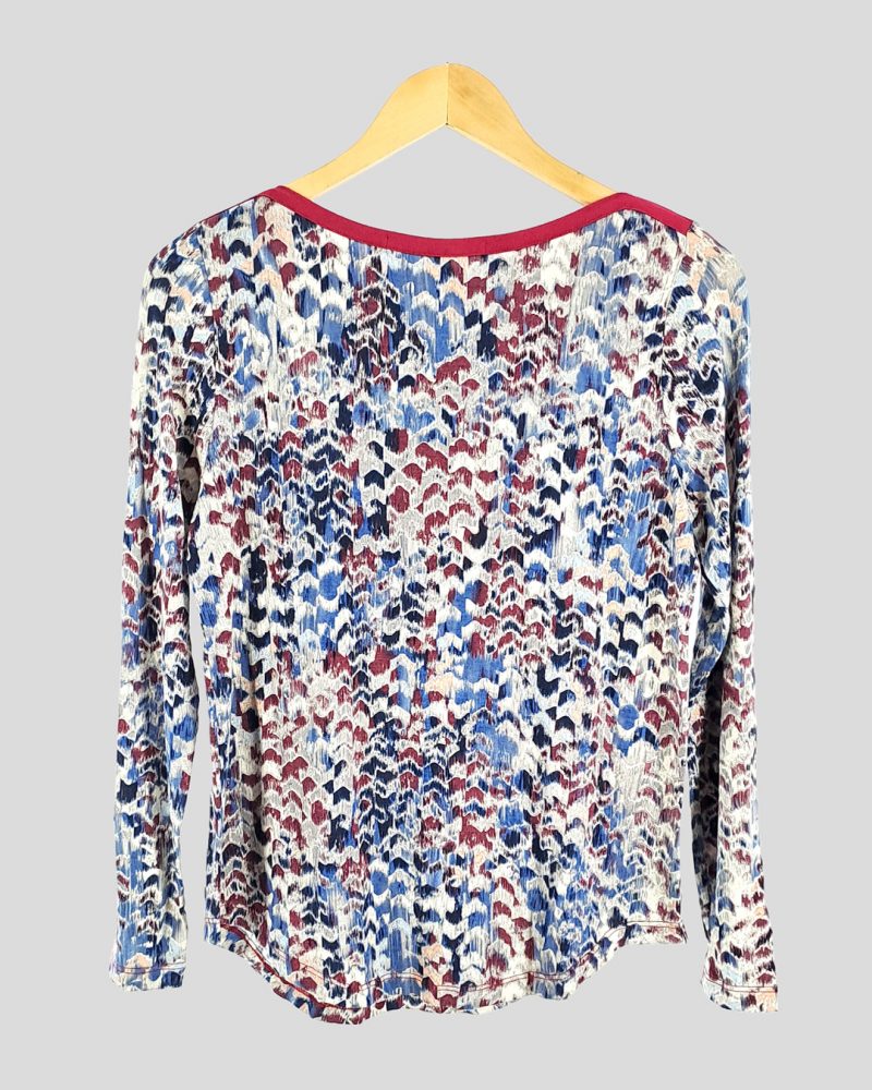 Blusa Manga Larga Liviana Cacharel de Mujer Talle 2