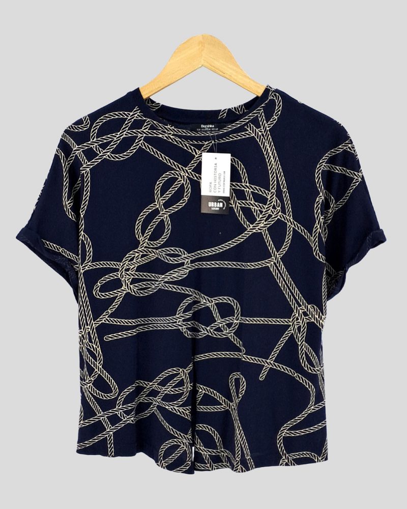 Remera Bershka de Mujer Talle XS