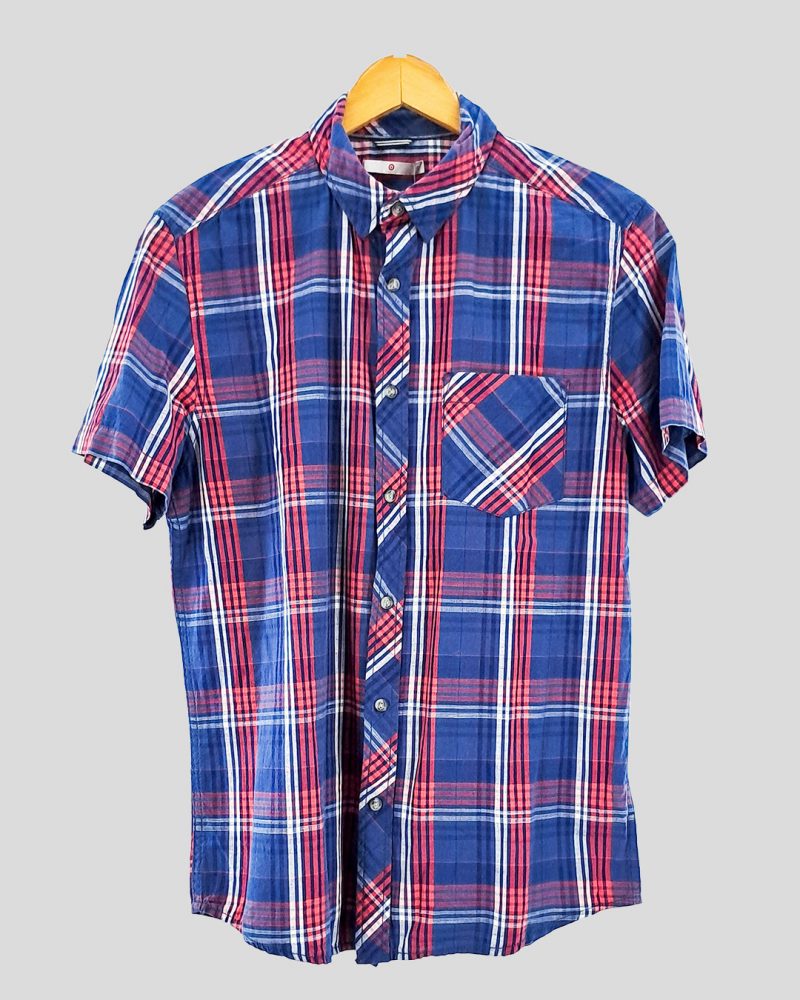 Camisa Manga Corta Hombre Marca Internacional de Hombre Talle S