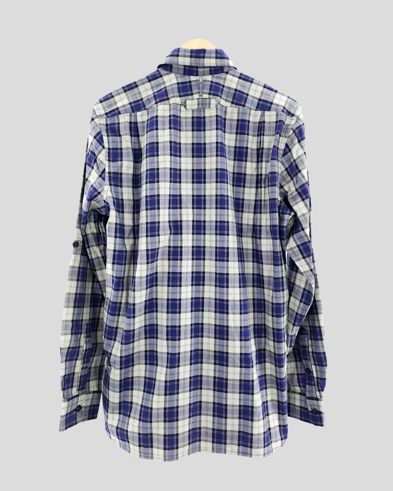 Camisa Manga Larga Hombre Zara de Hombre Talle L