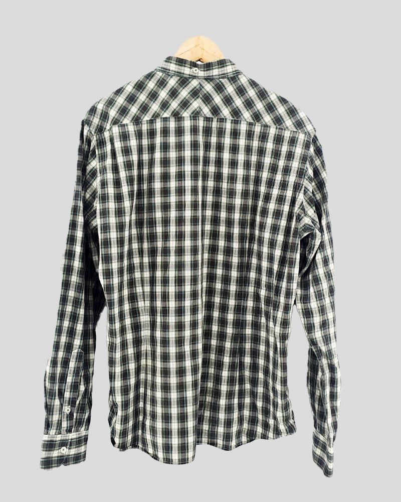 Camisa Manga Larga Hombre Bensimon de Hombre Talle L