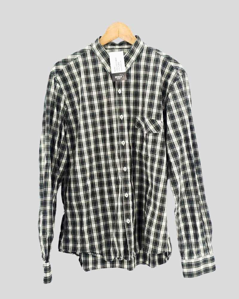 Camisa Manga Larga Hombre Bensimon de Hombre Talle L