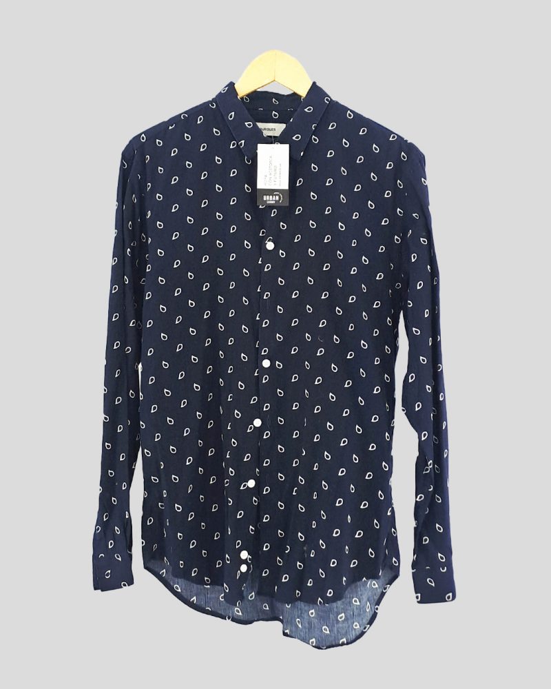 Camisa Manga Larga Hombre Burgues de Hombre Talle M