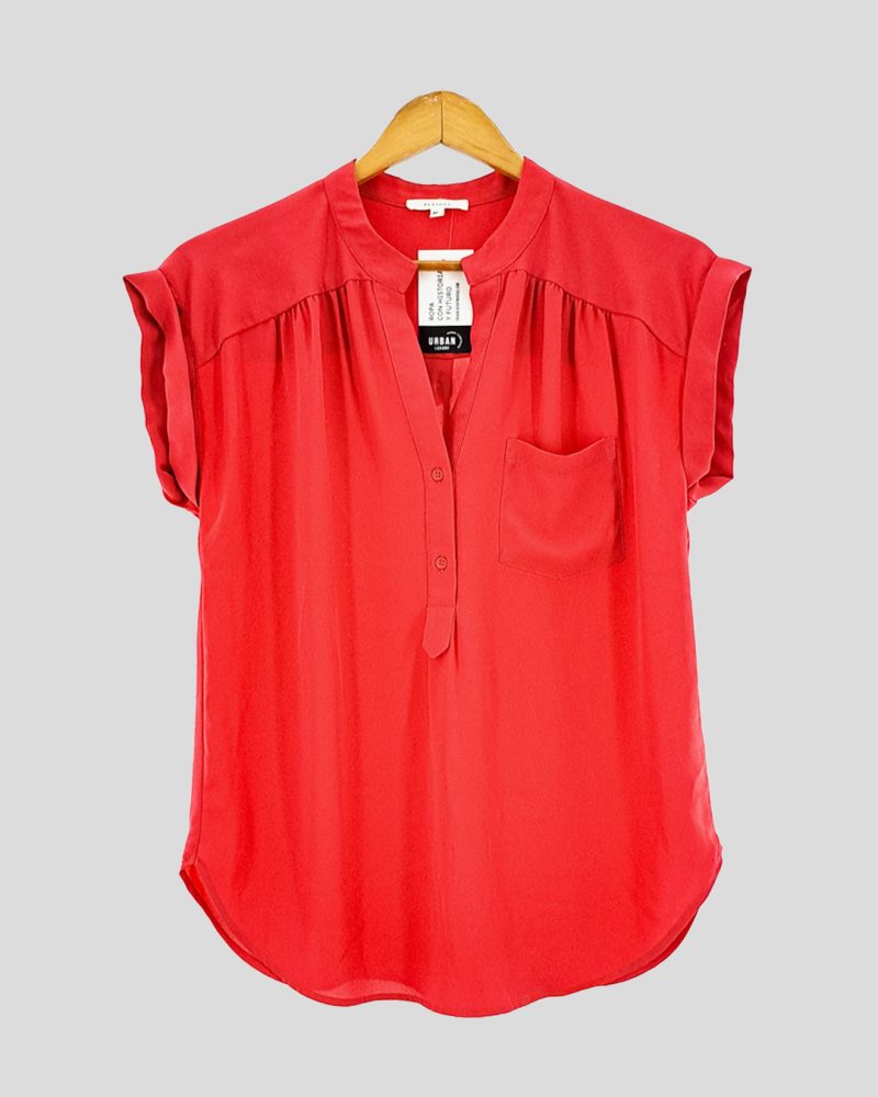 Blusa Manga Corta Pleione de Mujer Talle S