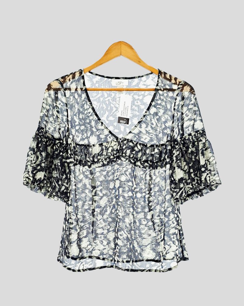 Blusa Manga Corta Loft de Mujer Talle S