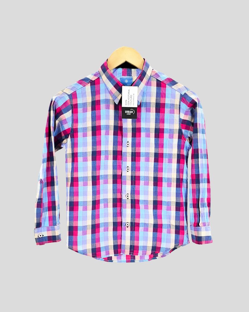 Camisa Manga Larga Chicos Siamo Fuori de Nene Talle 12