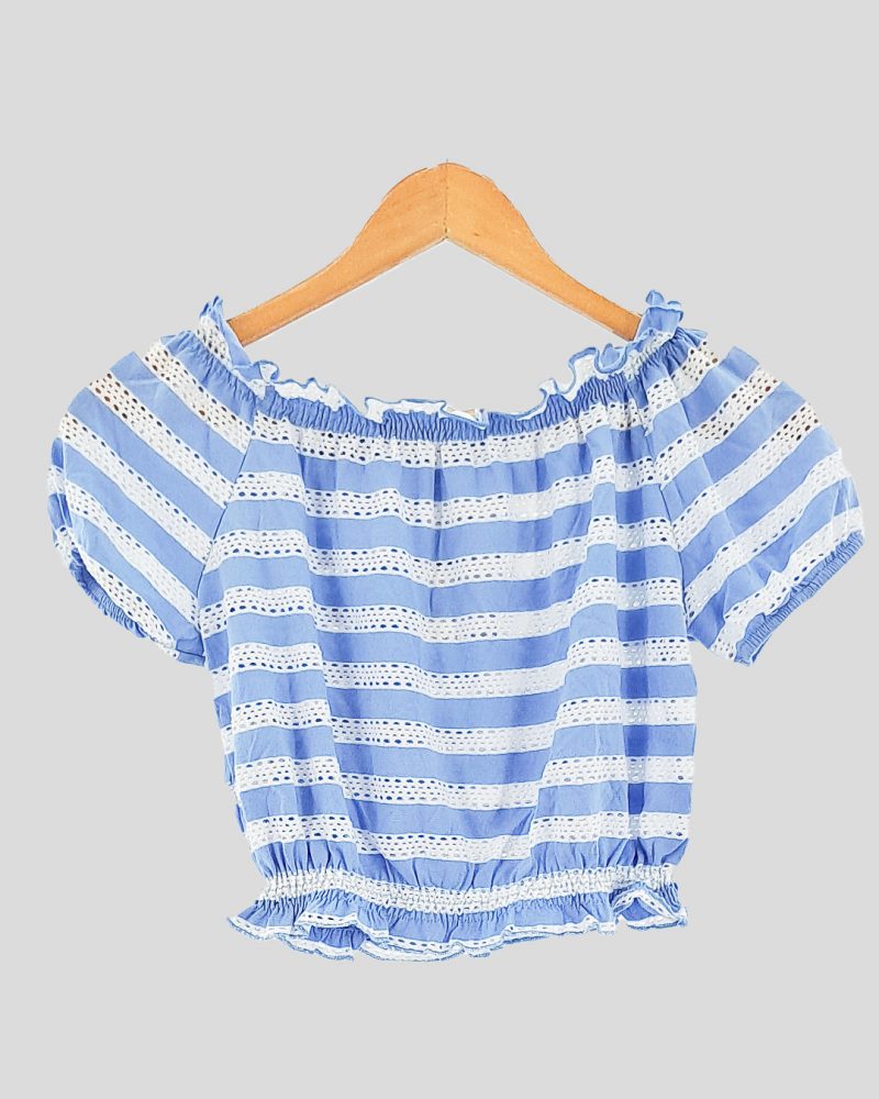 Blusa Manga Corta Mango de Nena Talle 9