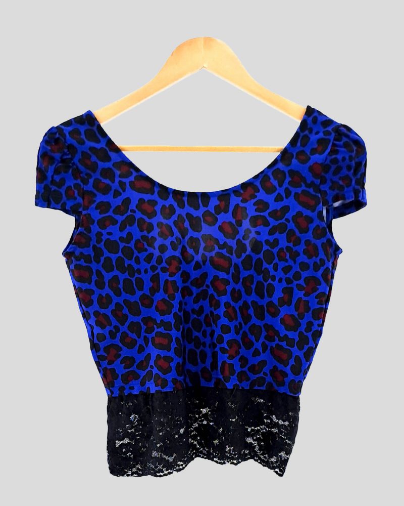 Blusa Sin Mangas Marca Nacional de Mujer Talle XS