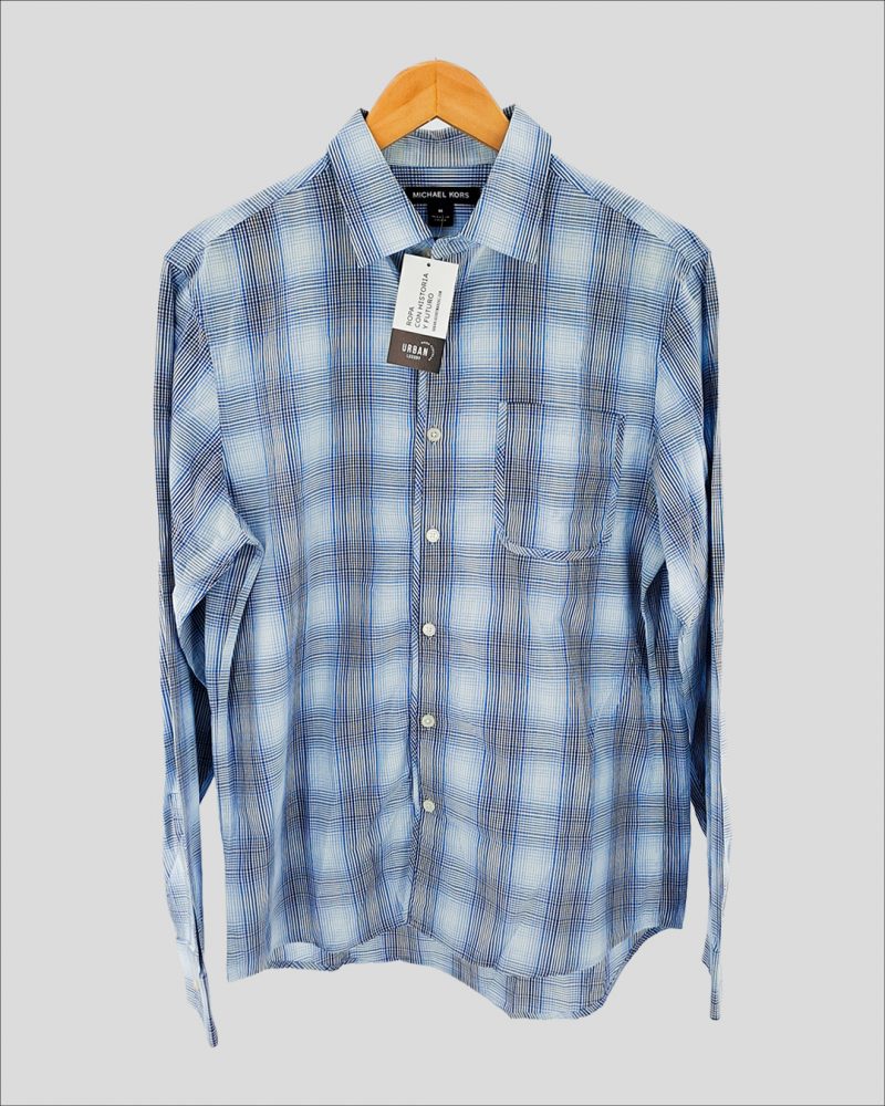 Camisa Manga Larga Hombre Michael Kors de Hombre Talle M