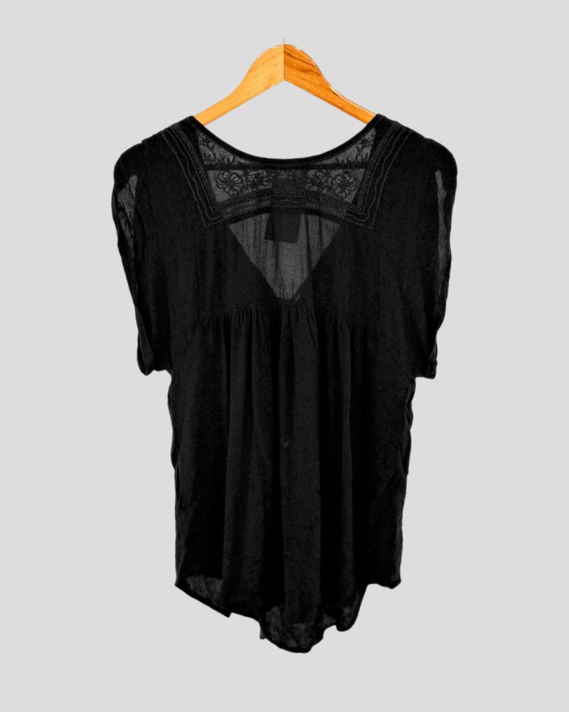 Blusa Manga Corta Zhoue de Mujer Talle S