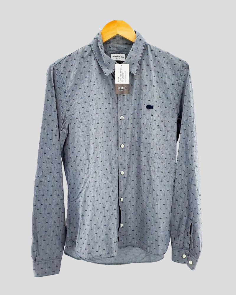 Camisa Manga Larga Hombre Lacoste de Hombre Talle 41