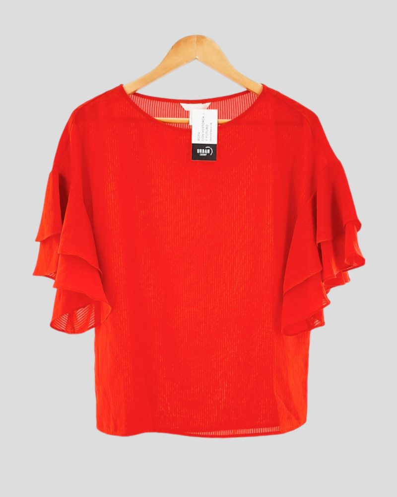 Blusa Manga Corta H&M de Mujer Talle 36