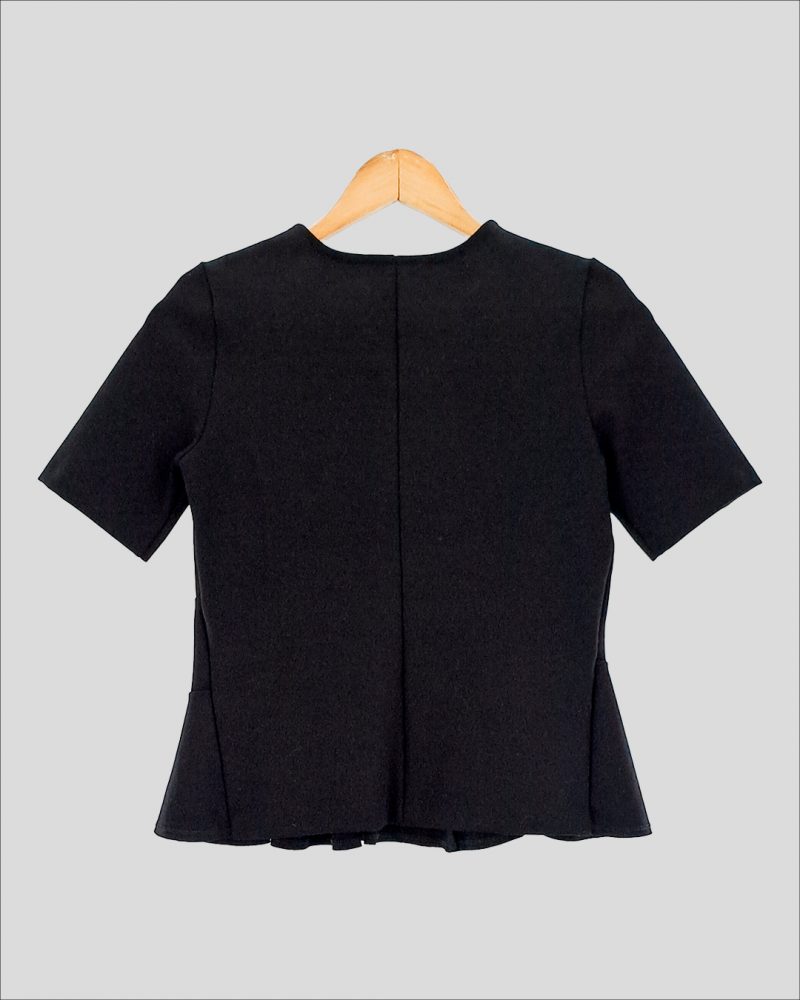 Blusa Manga Corta Etiqueta Negra de Mujer Talle XS