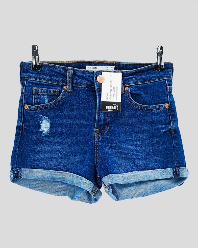 Short de Jean Bershka de Mujer Talle 34