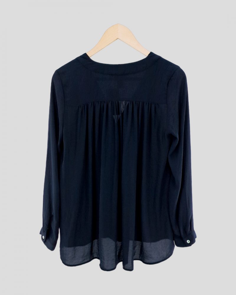 Blusa Manga Larga Liviana H&M de Mujer Talle 36