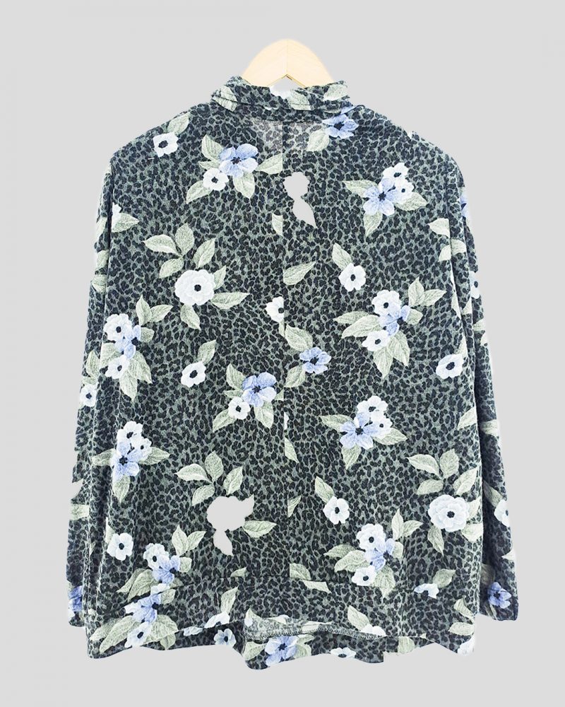 Camisa Manga Larga Invierno Mujer Marca Nacional de Mujer Talle XL